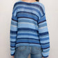 Johnny Was - Striped Crochet Sweater