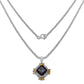 6.27 Carat Genuine Smoky Quartz, Citrine & White Topaz .925 Sterling Silver Pendant