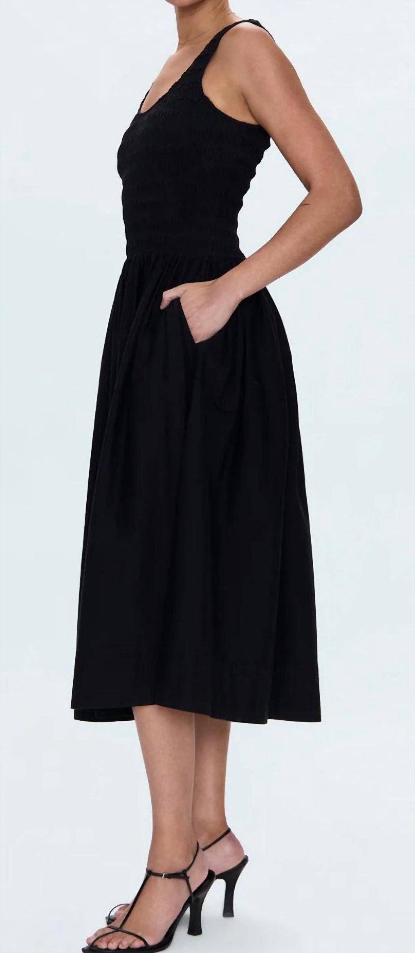 Pistola - Alessia Smocked Midi Dress