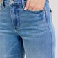 Judy Blue - Mid Rise Tummy Control Straight Jeans