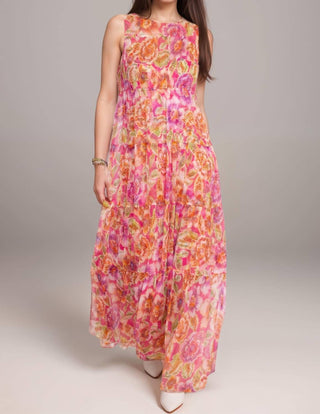 Johnny Was - Vestido longo em camadas Loran