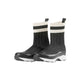 All Black - Women's Stripey Sock Boot