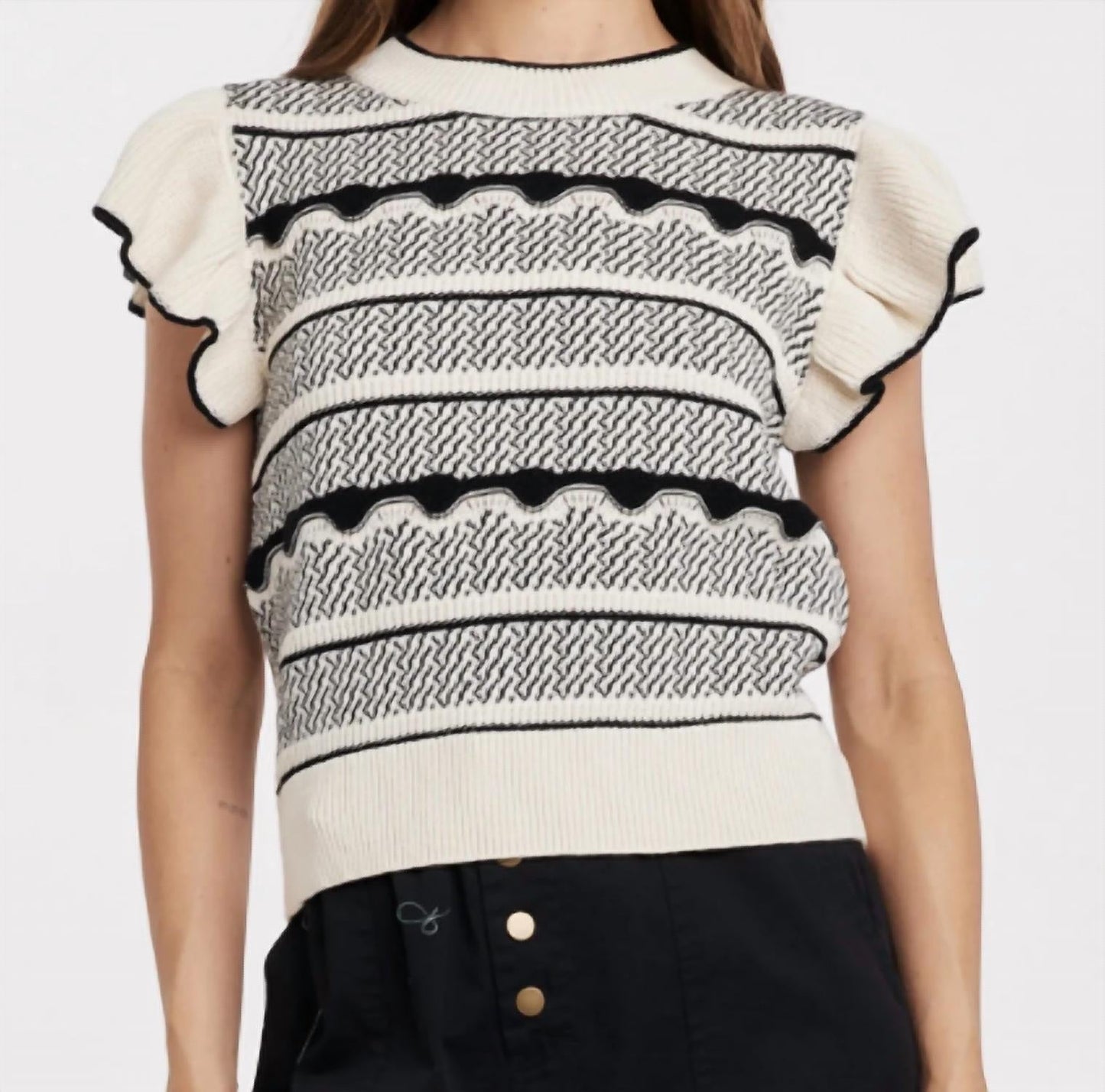 Another Love - Bethany Cap Sleeve Sweater