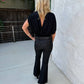Elan - Banded Bottom Beauty Top