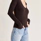 Z Supply - Sonya Brushed Rib Long Sleeve Top