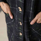 Habitat - Speckle Knit Plaid Car Coat