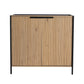 Contemporary Freestanding Bathroom Vanity With Adjustable Shelves