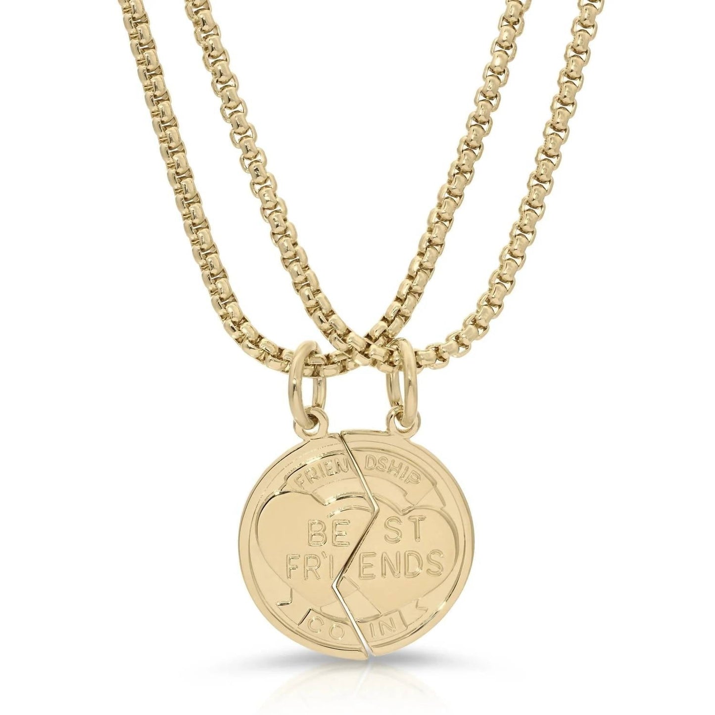 Eklexic - Women's Best Friend Coin Necklaces
