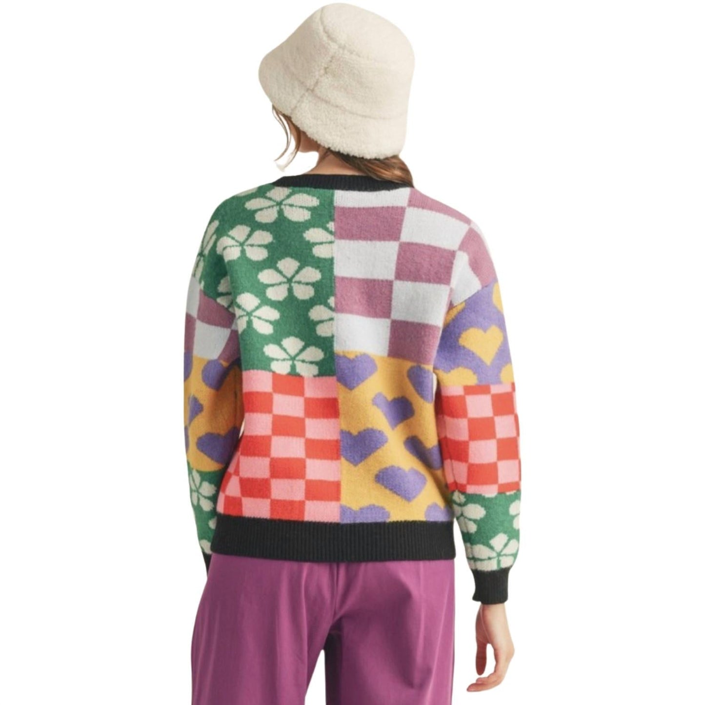 &Merci - Patch Pattern Sweater