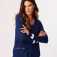 French Kyss - Zip Pocket V-Neck Top