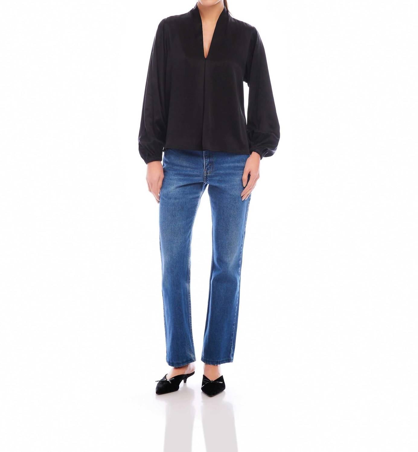 Fifteen Twenty - Kiera Blouson Sleeve Top