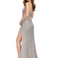Ashleylauren - Crystal Beadwork Strapless Gown