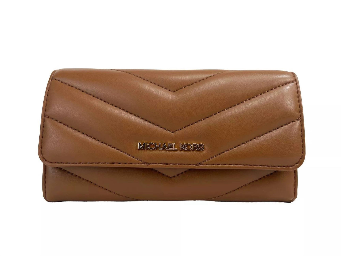 Michael Kors - Jet Set Travel Large Quilted Leather Trifold Wallet