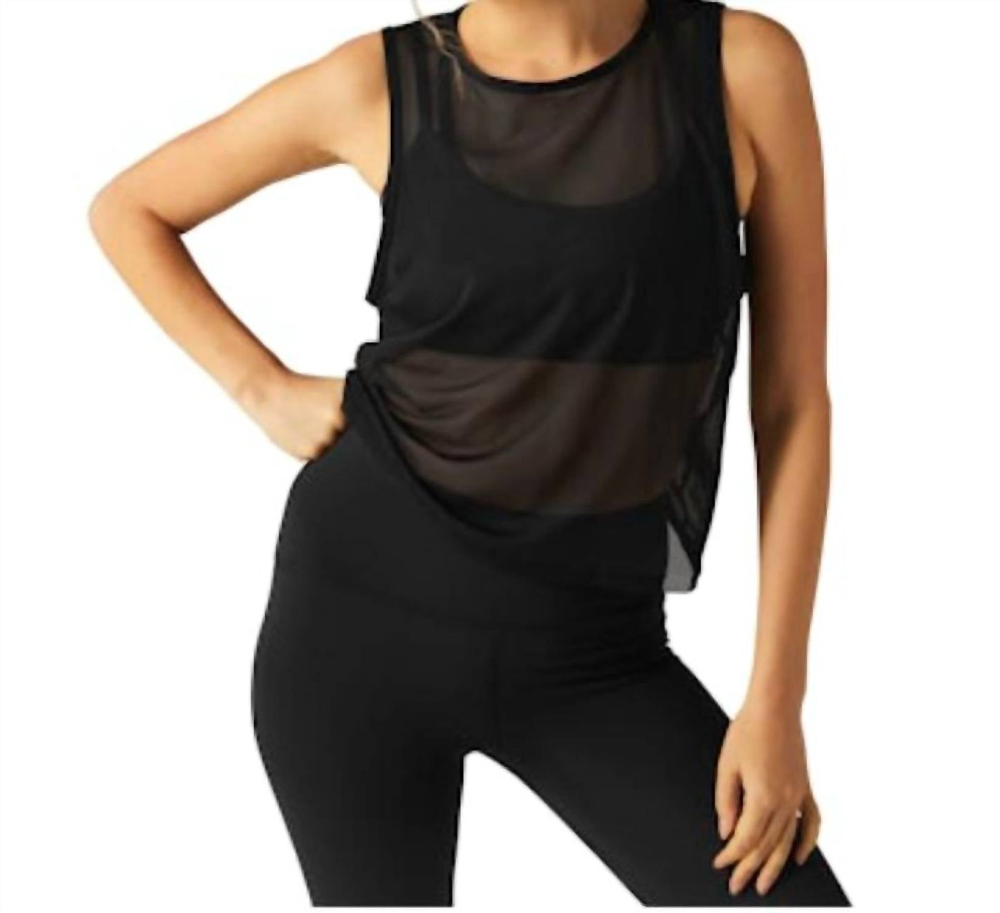 Beyond Yoga - Show Off Mesh Tank Top