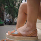 Numa By Spanians - Women's Embroidery Wedge Sandal Narrow
