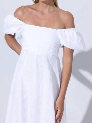 Lusana - Vestido longo de linho Amy