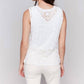 Charlie B - Sleeveless Floral Crochet Top