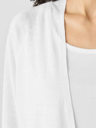 Eileen Fisher - Raglan Sleeve Linen Cardigan