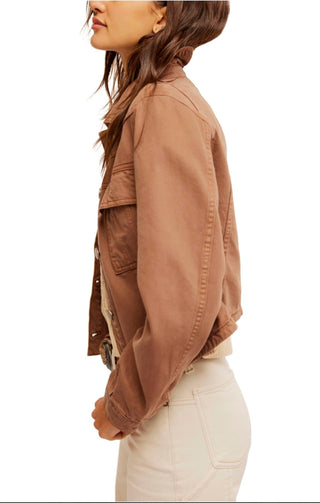 Free People - Jaqueta Jeans Jade