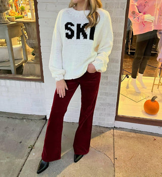 Elan - Suéter de gola redonda para esqui