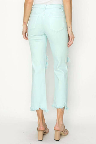 Risen - Distressed Straight Leg Jean