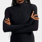 Bandier - Pro Fleece 1/4 Zip Long Sleeve Top