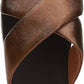 Fitflop - Sandálias Lulu Cross Slide Femininas Couro Cunha Mule