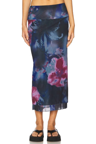 Free People - Sunset Mesh Maxi Skirt