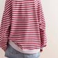Free People - Classic Striped Oversized Crewneck Sweater