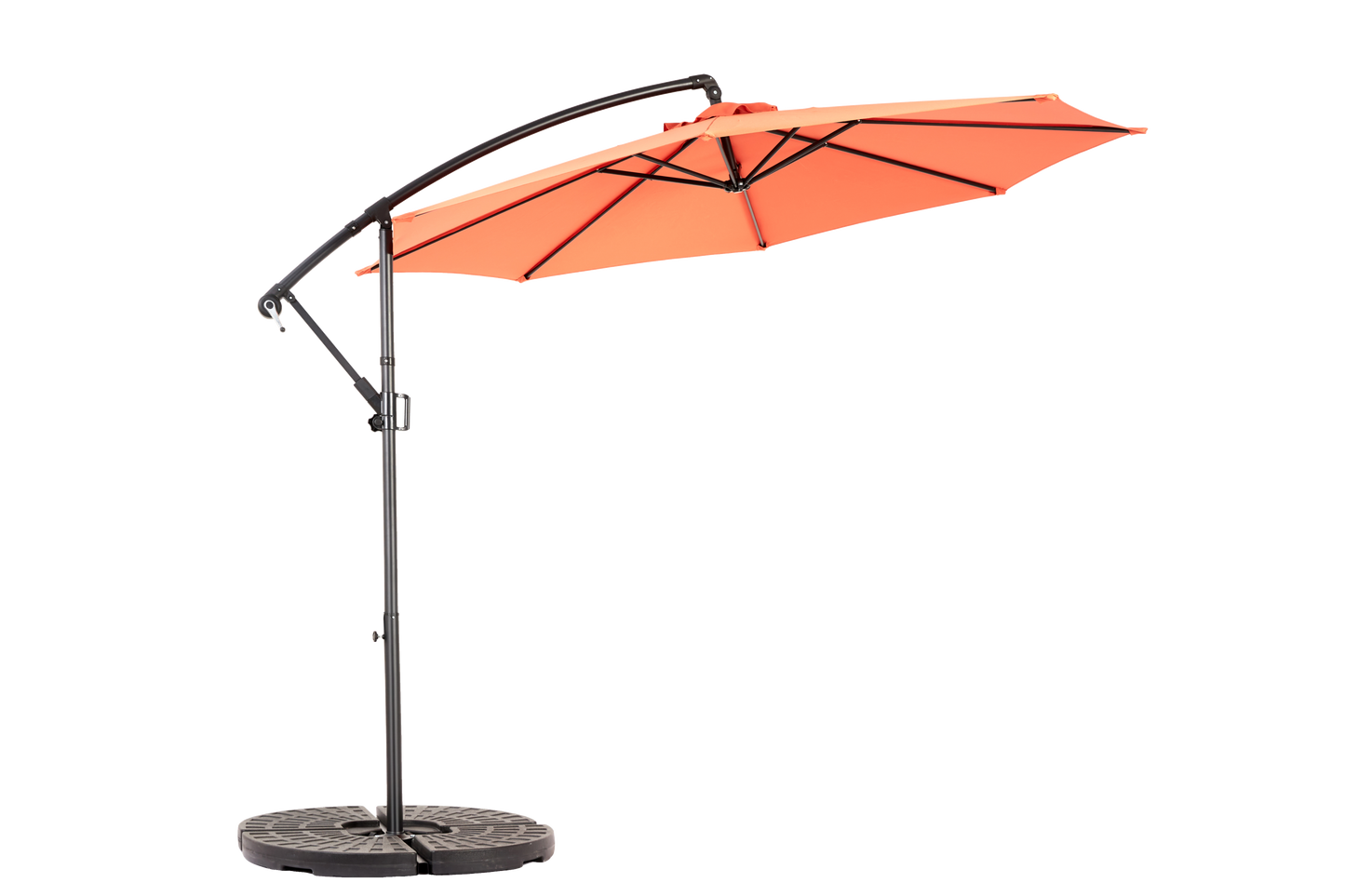 10ft Offset Hanging Market Patio Umbrella with Easy Tilt Adjustment