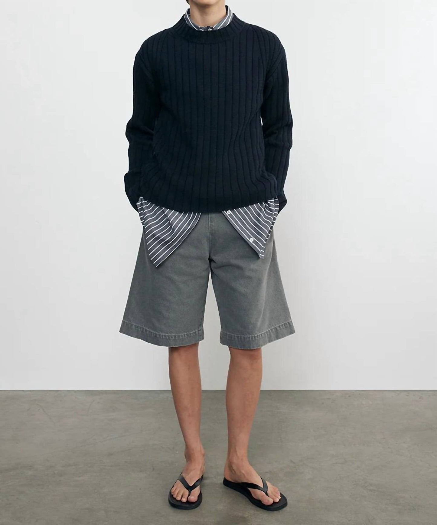 Enza Costa - Chunk Cotton Fisherman Sweater