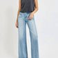 Trendsi - Risen Full Size Mid Rise Wide Jeans With Front Patch Pocket Plus Size