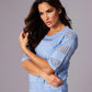 Angel Apparel - Crochet 3/4 Sleeve Top
