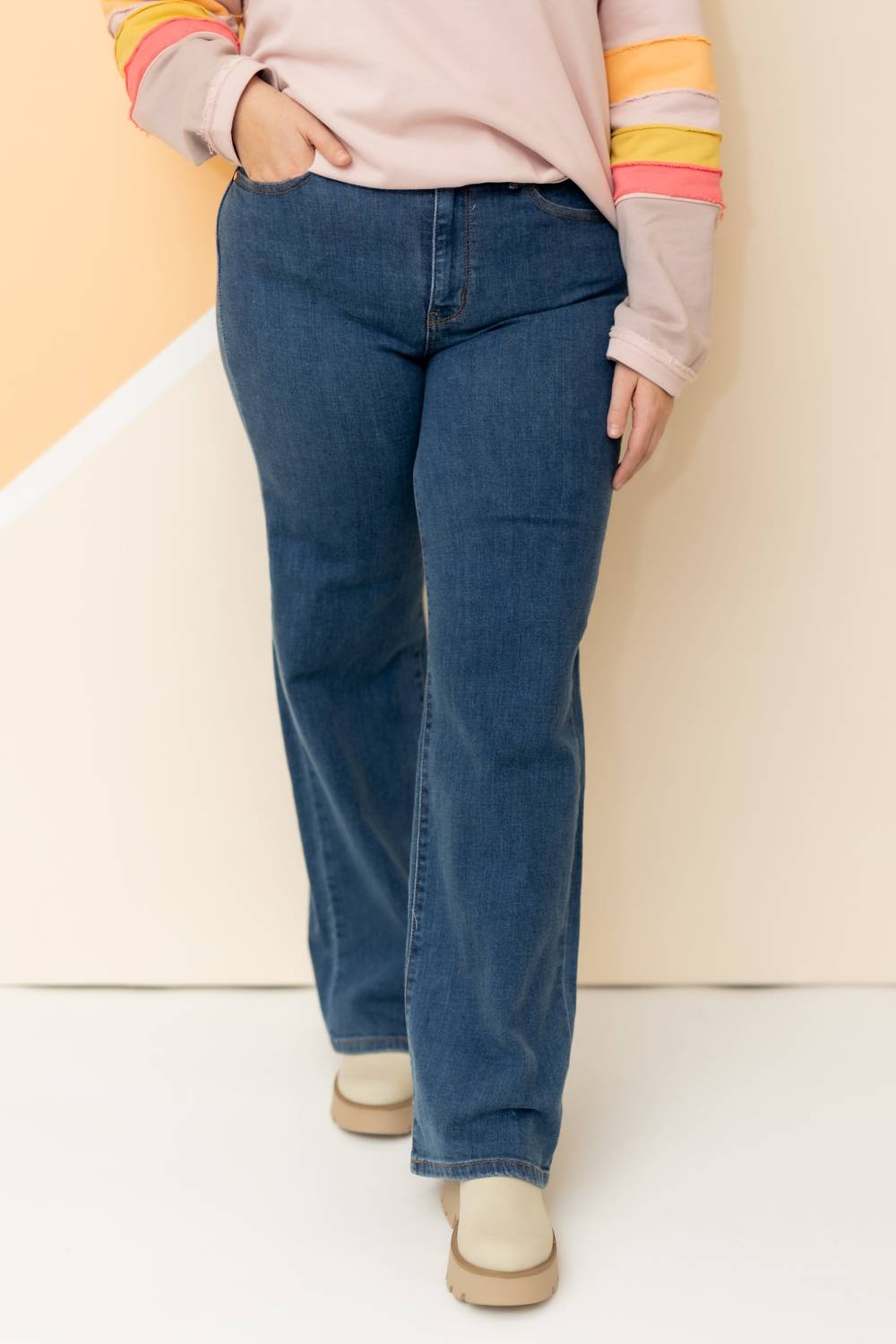 Judy Blue - Keep Laughing Wide Leg Jean