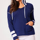 Angel Apparel - Hooded Patch Pocket Top