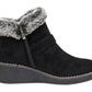 Cushionaire - Women's Rhodes Faux Suede Winter Booties