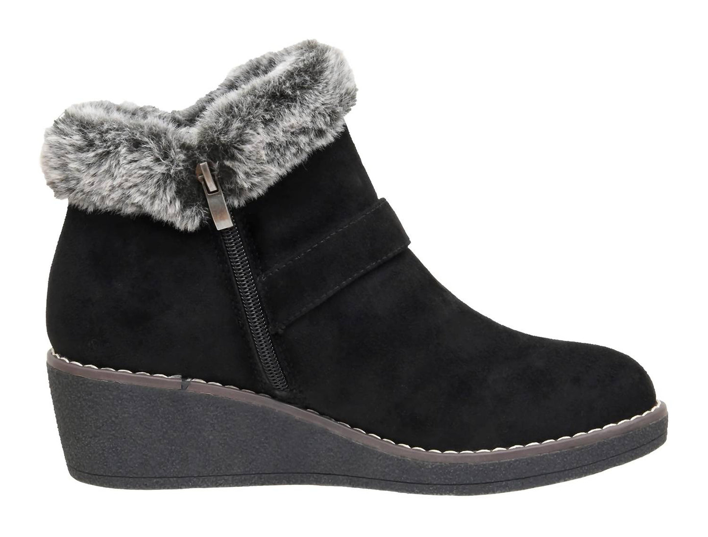 Cushionaire - Women's Rhodes Faux Suede Winter Booties