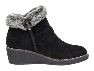 Cushionaire - Botas de inverno femininas Rhodes em camurça sintética