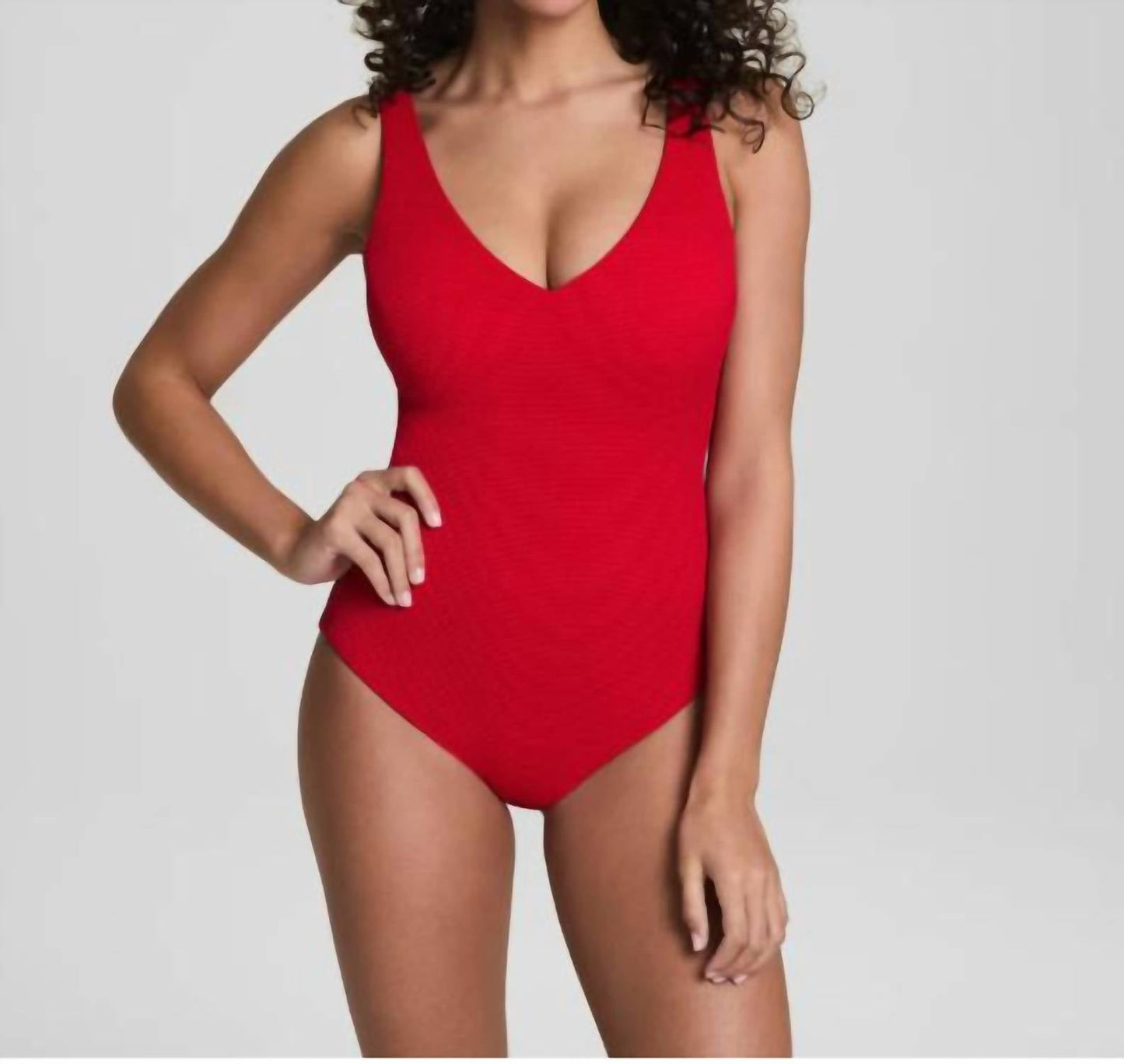 Spanx - Swim Pique Plunge One-Piece