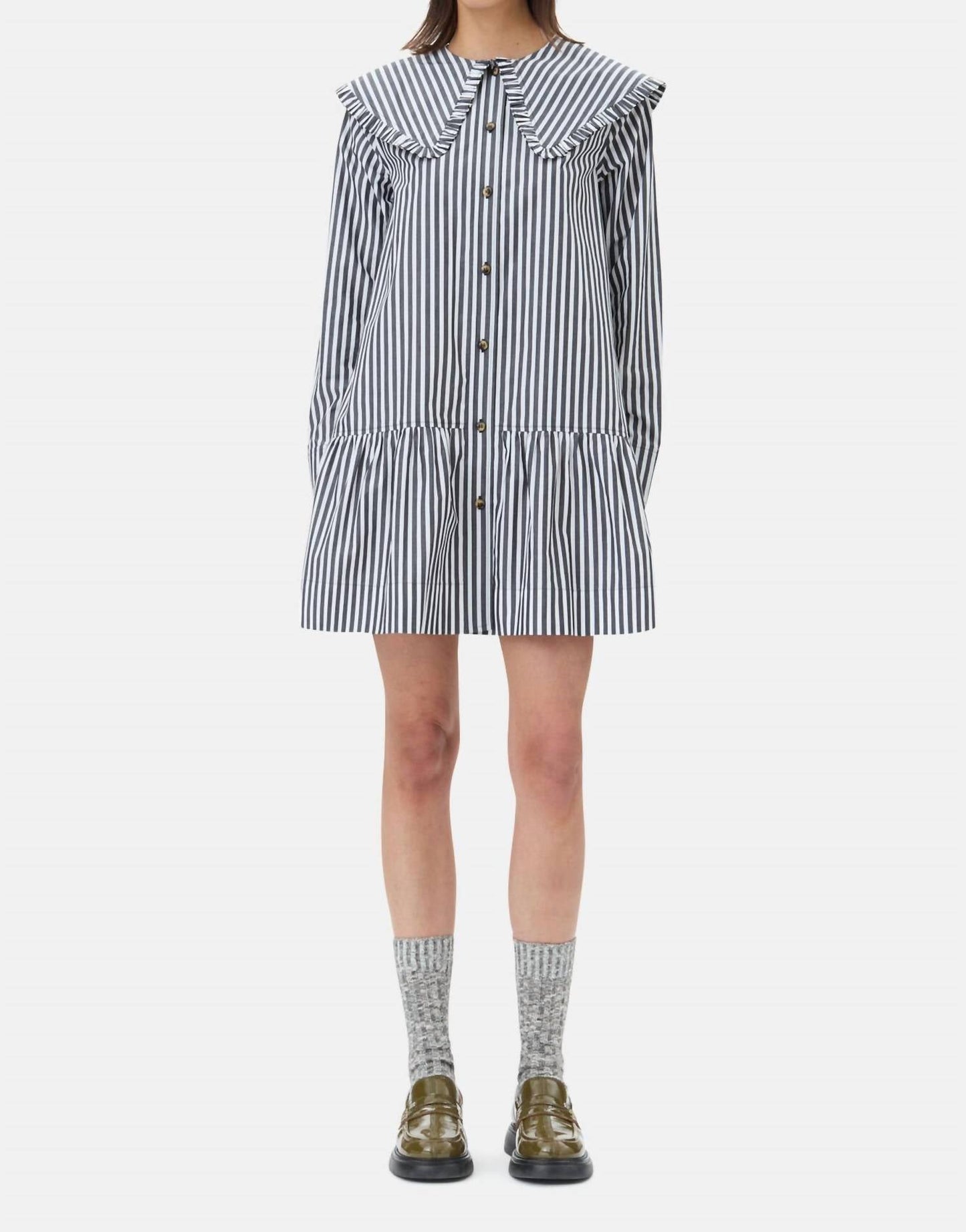 Ganni - Mini Shirt Dress