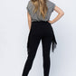 Judy Blue - High Waist Side Fringe Skinny Jegging Denim Jeans