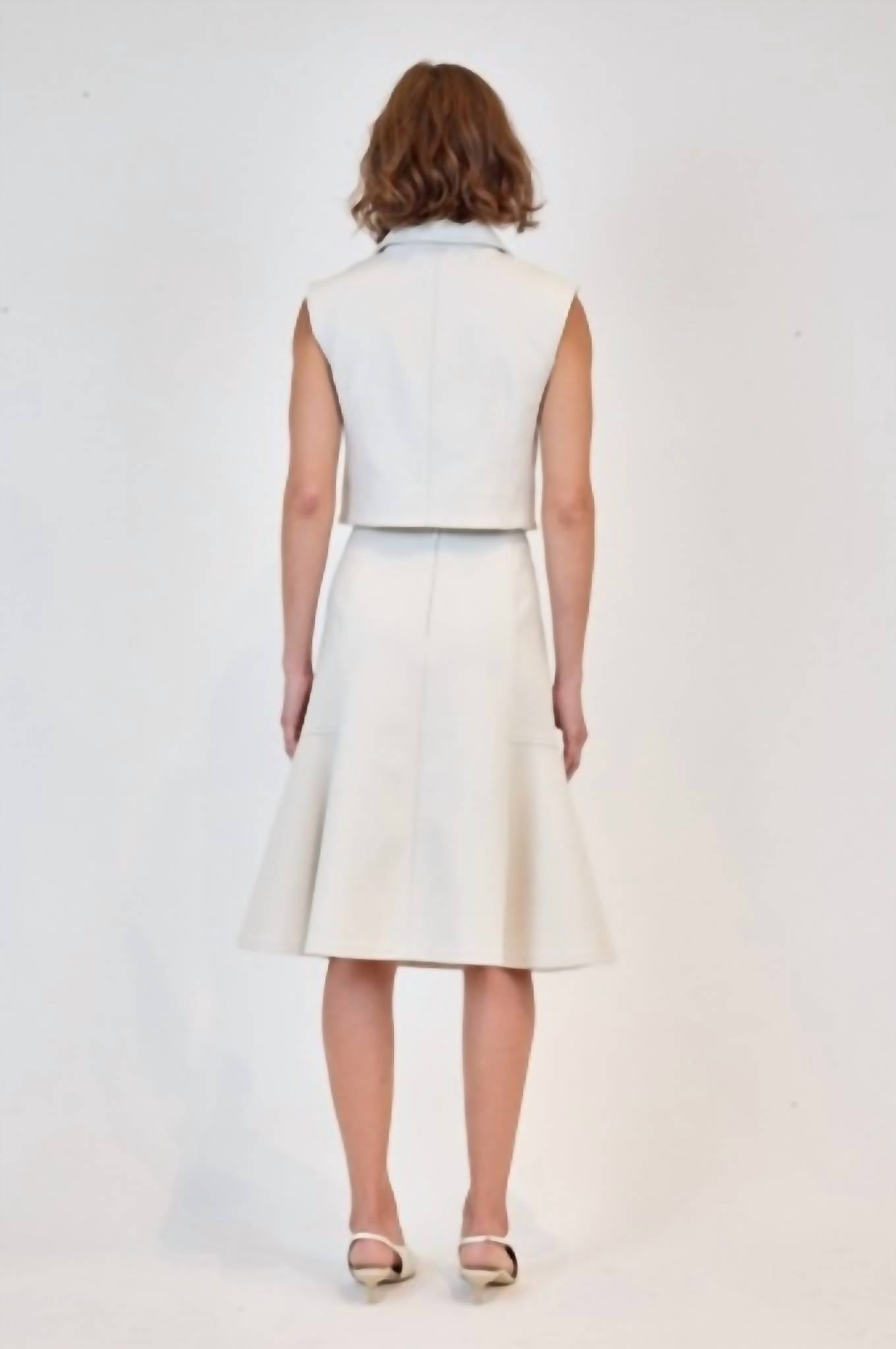 Simkhai - Blusa de manga curta com zíper Alix