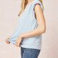 Entro - Solid Shoulder Pad Top