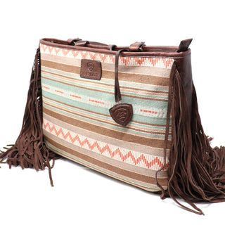 M&F Western - Women's Serape Fringed Tote Bag
