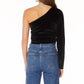 Bobi - One Shoulder Shirred Top