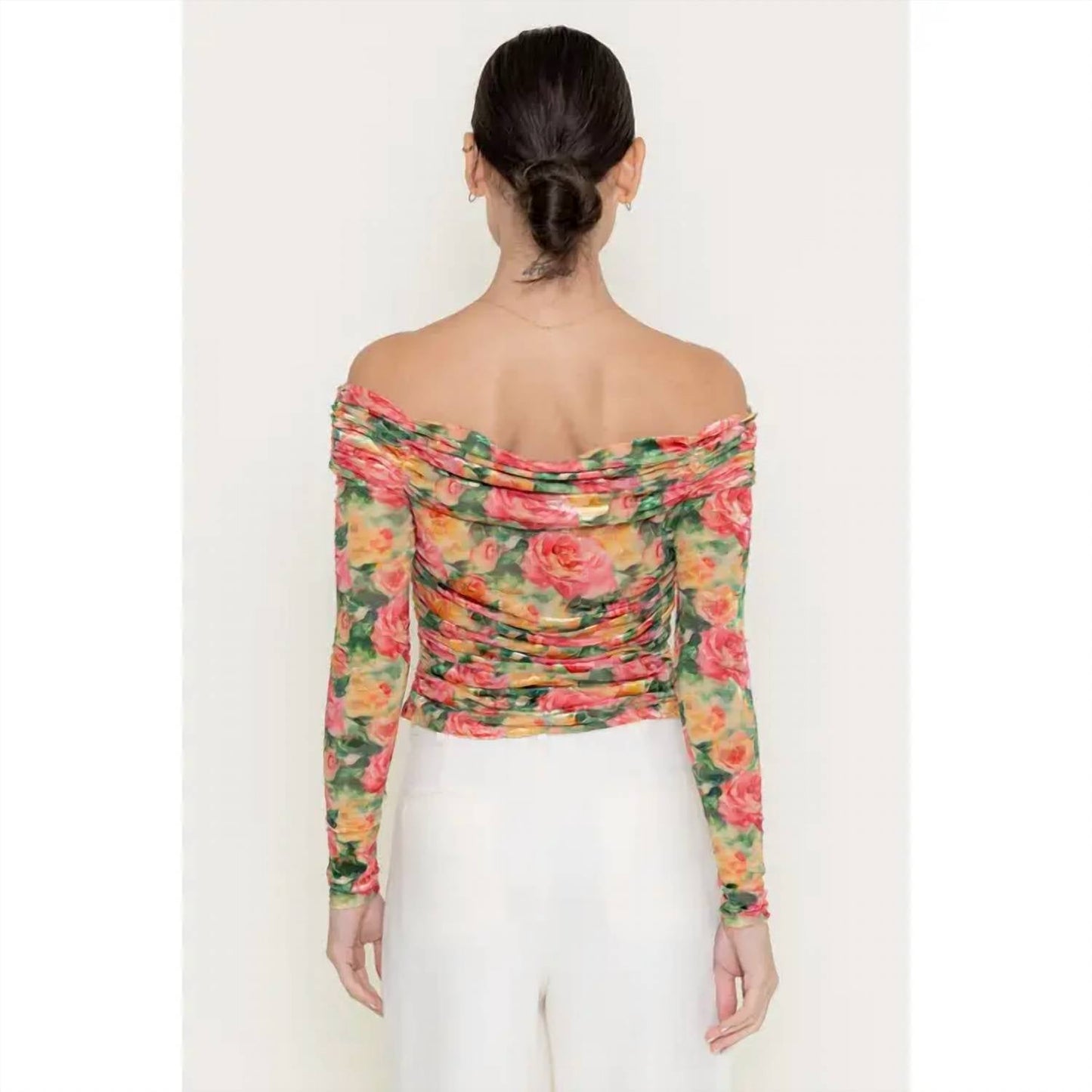 Fore Collection - Romantic Off The Shoulder Top