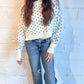 Free People - Easy Street Pattern Crop Sweater
