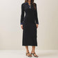 Able - Women's Denim Trim Knit Dress