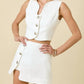 Day + Moon - Wesley Cutout Button Down Vest