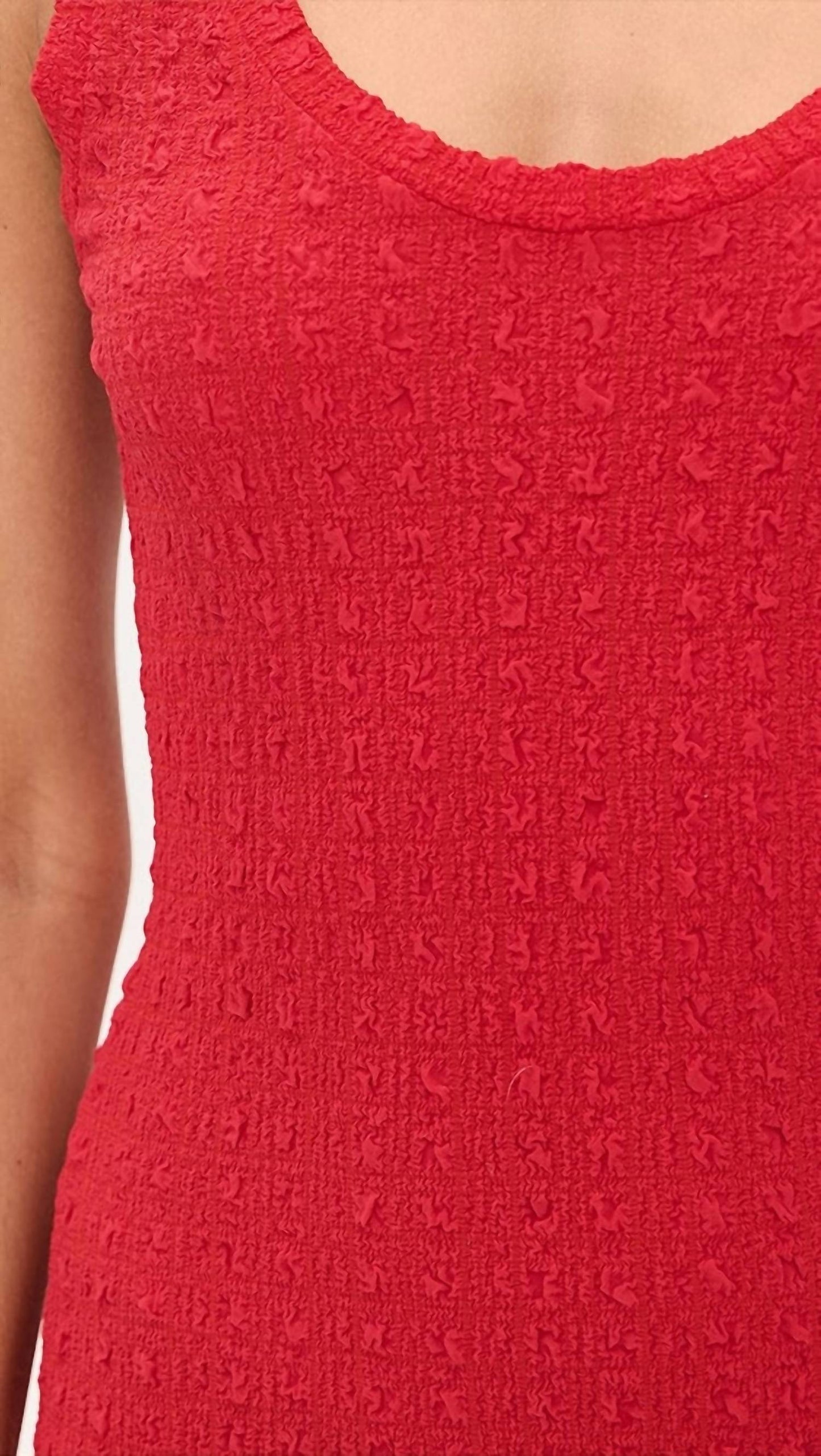 Enza Costa - Puckered Tank Dress